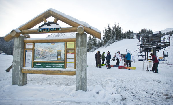 Mt. Baker Ski Area opening day
