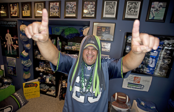 Ferndale Seahawks fan Fred Lindsey is going to the Super Bowl